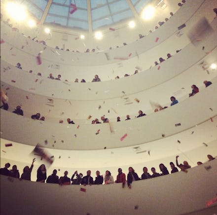 Guerrilla Protestors Storm the Guggenheim Museum 