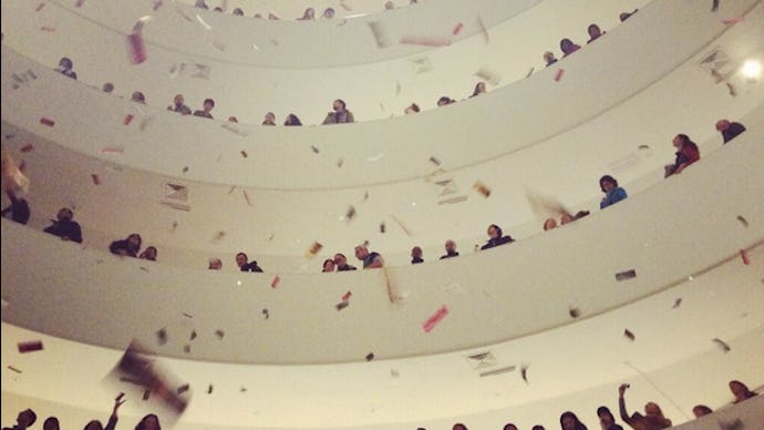 Guerrilla Protestors Storm the Guggenheim Museum 