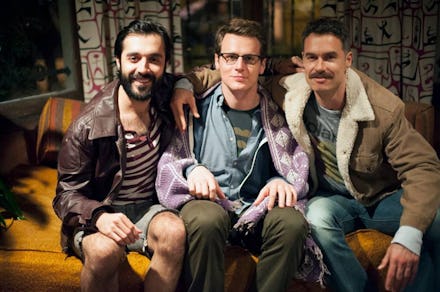 Three characters from "Looking" TV show