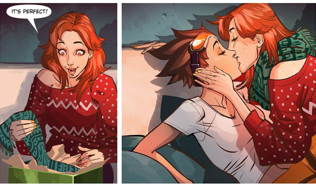 Overwatch Christmas Comic How Tracer Transformed From Sex Object To