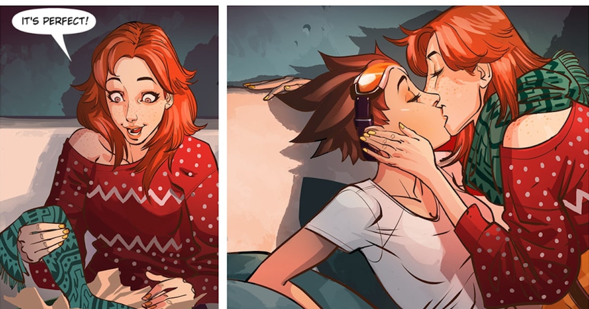 'Overwatch' Christmas Comic How Tracer transformed from sex object to