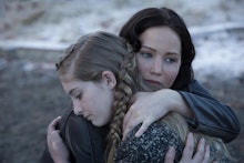Katniss and Primrose Everdeen in 'The Hunger Games'