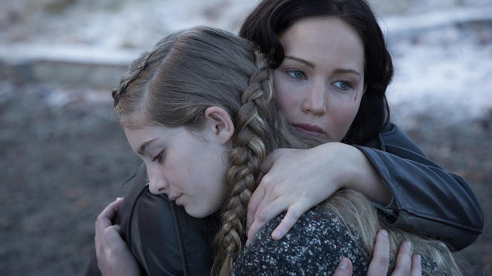 Katniss and Primrose Everdeen in 'The Hunger Games'