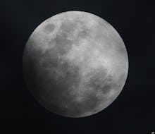 The moon during a lunar eclipse