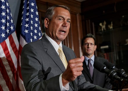 John Boehner speaking on  No Taxpayer Funding for Abortion Act