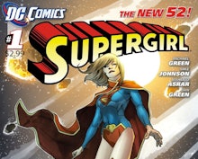 The cover of the first edition of Supergirl