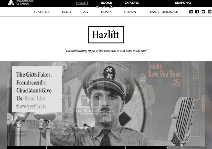 The literary Blog Hazlitt