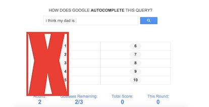 Google Feud - Family Feud meets Google. Guess the autocomplete query