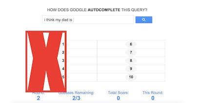 Google Feud' Turns Search Autocompletes Into a Game of Family Feud -  Techlicious