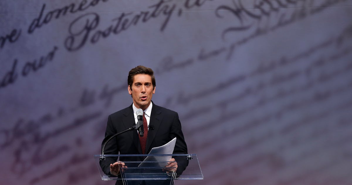 Meet David Muir, ABC's Democratic Debate Moderator
