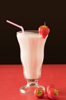 Strawberry milkshake 