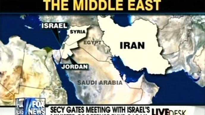 Fox news depiction of the middle east