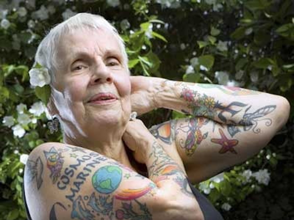 Wrinkled Skin, Bold Tattoos — Aging With Style