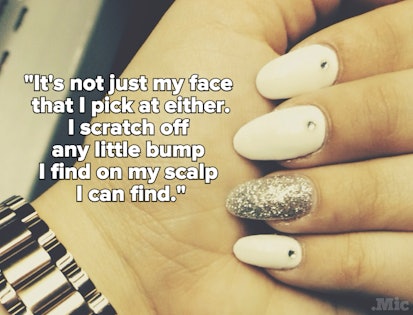 im lying, i do my own #nails #fyp #girls