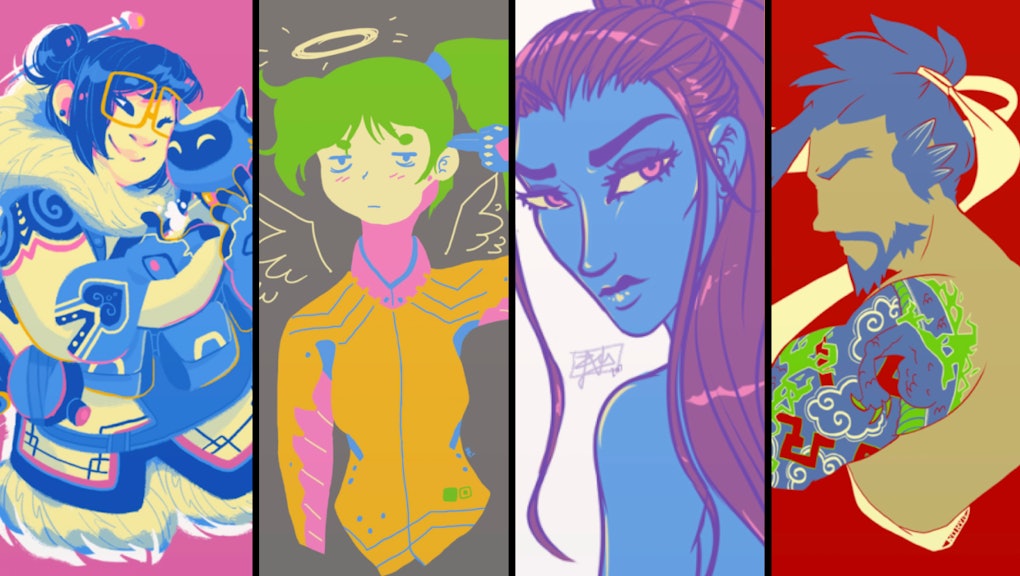 'Overwatch' color palette challenge meme turns your fave heroes into a