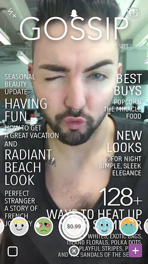 Snapchat Selfie Lenses Are Now Available for Purchase. Here's What They ...