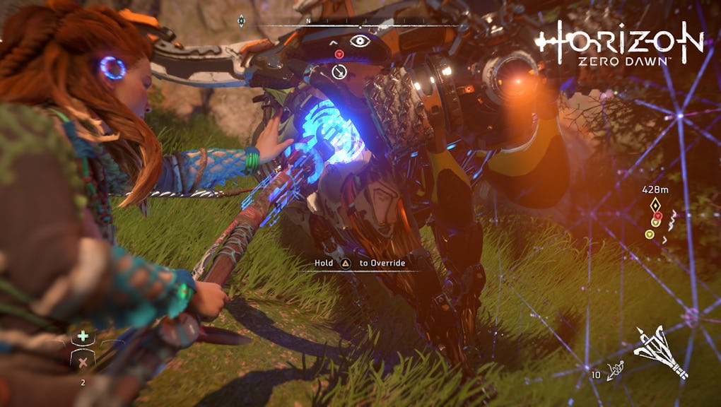 Horizon Zero Dawn Guide How To Override The Machines You Encounter