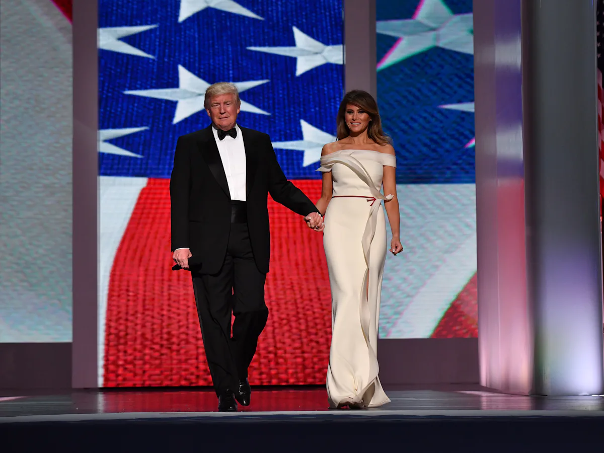 melania dress designer First Lady Melania Trump's Favorite Designer Herv Pierre Debuts Line