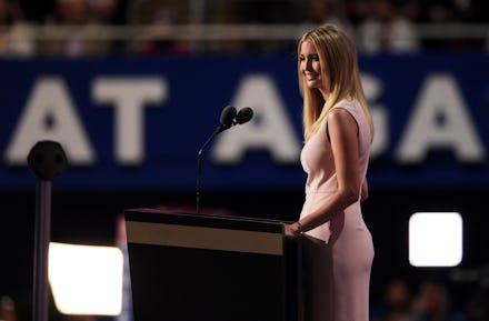 Ivanka Trump in a dress from her own label at the gop convention