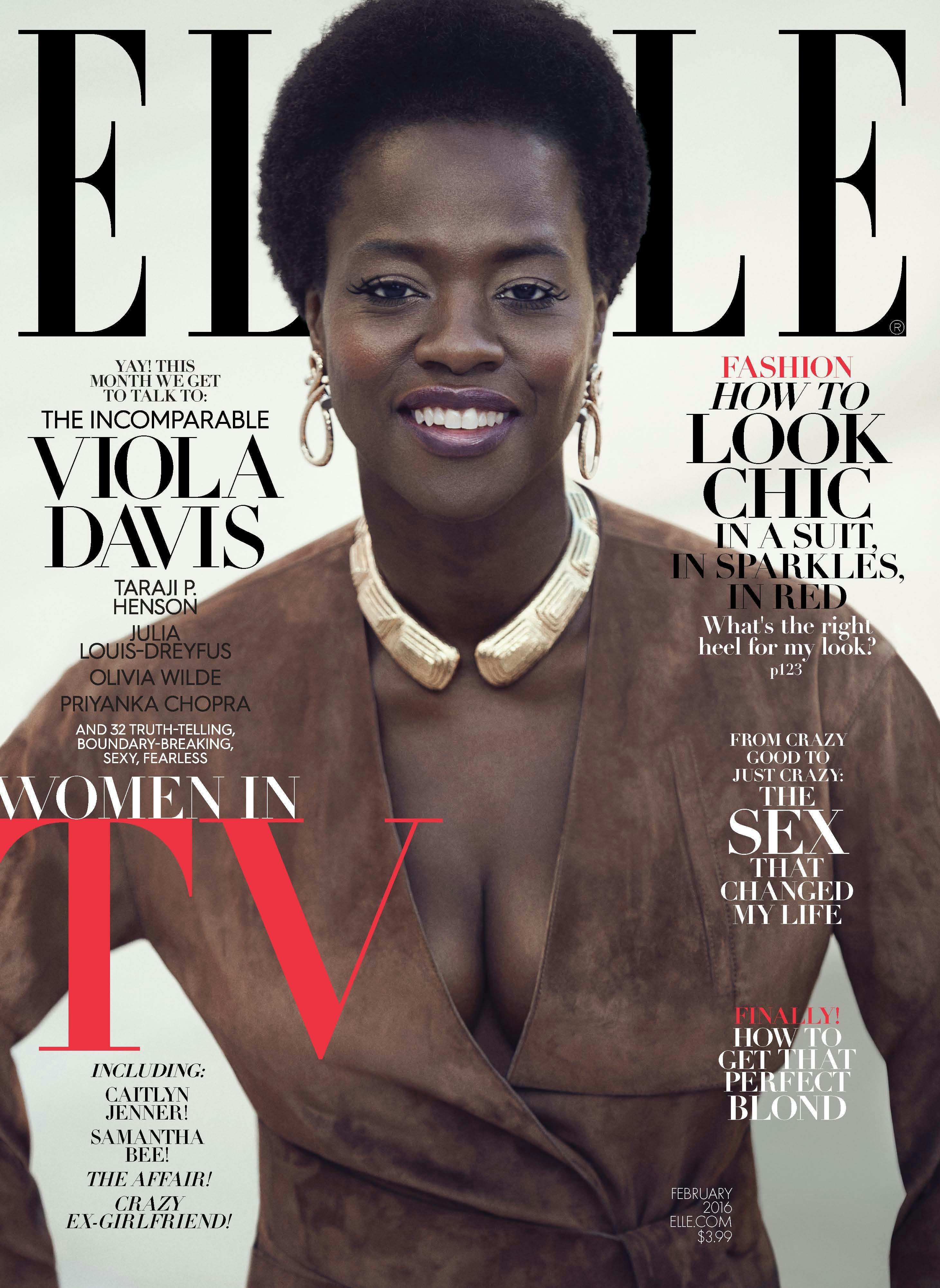Editorials. Viola Davis. InStyle January 2016. Images by Jan