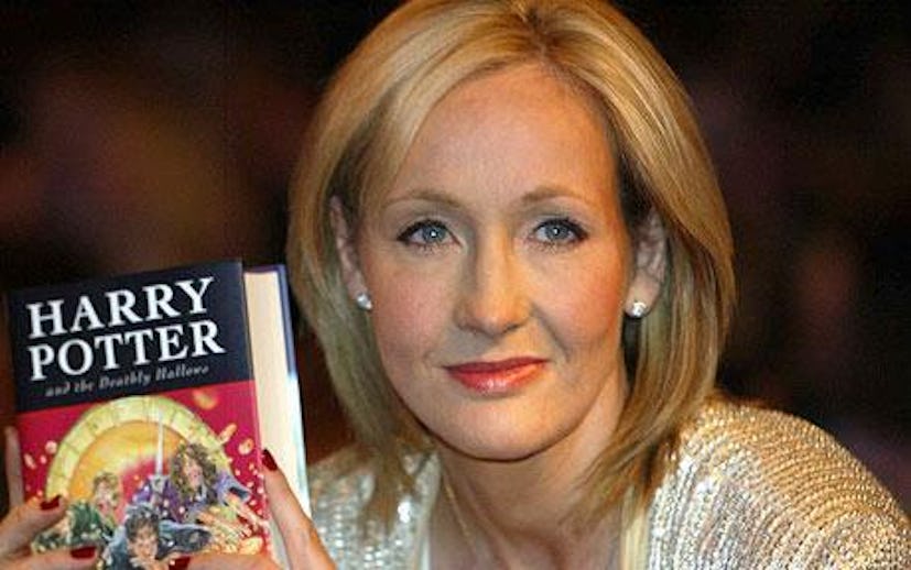J.K. Rowling, the author of Harry Potter books