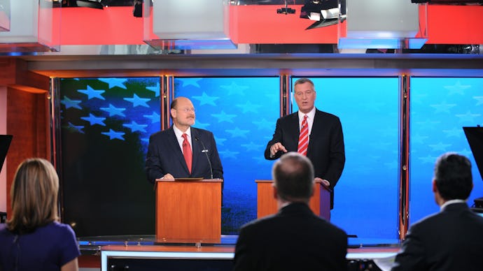 A moment from the NYC Mayor Race during a debate