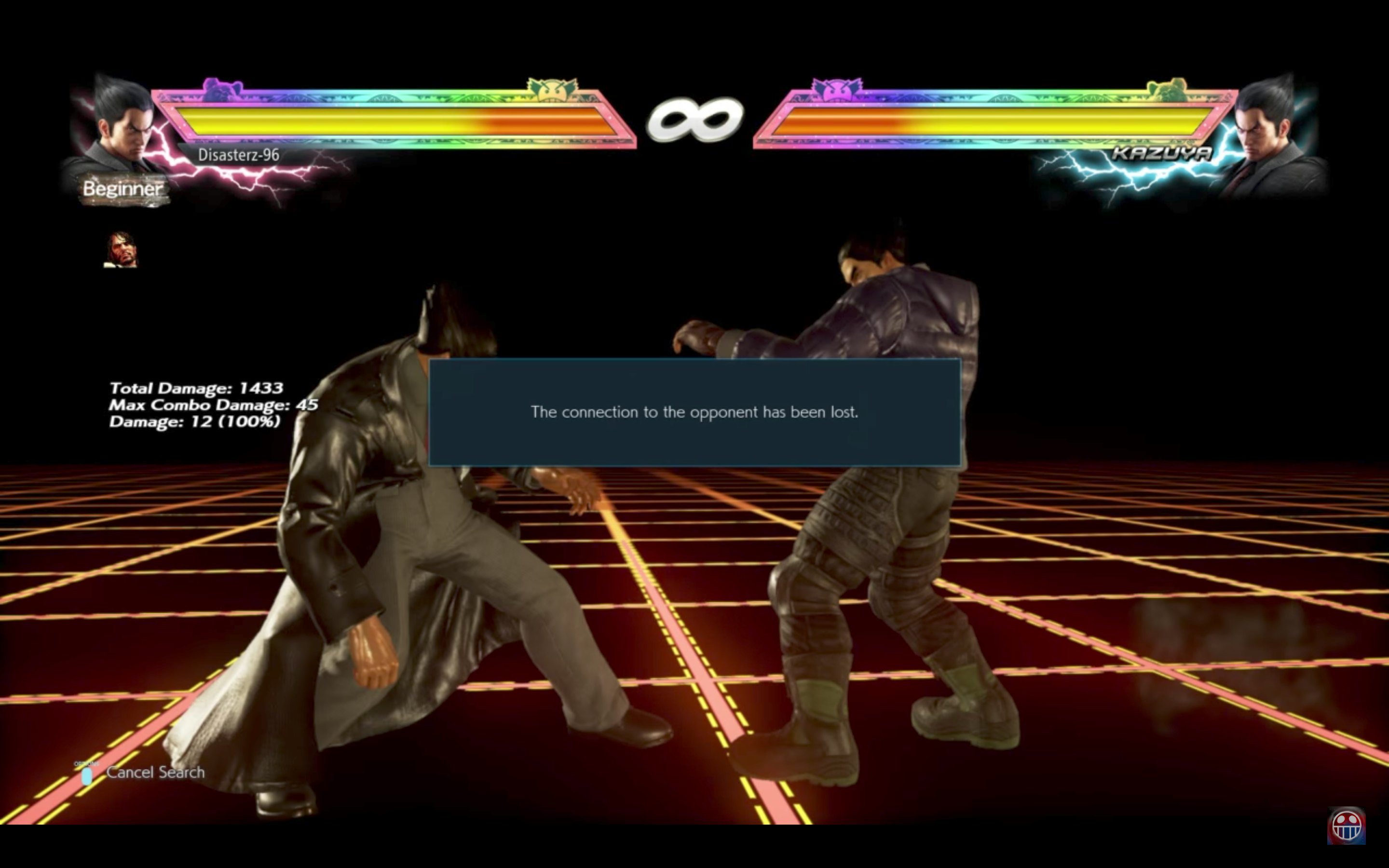 tekken 8 connection to the opponent has been lost