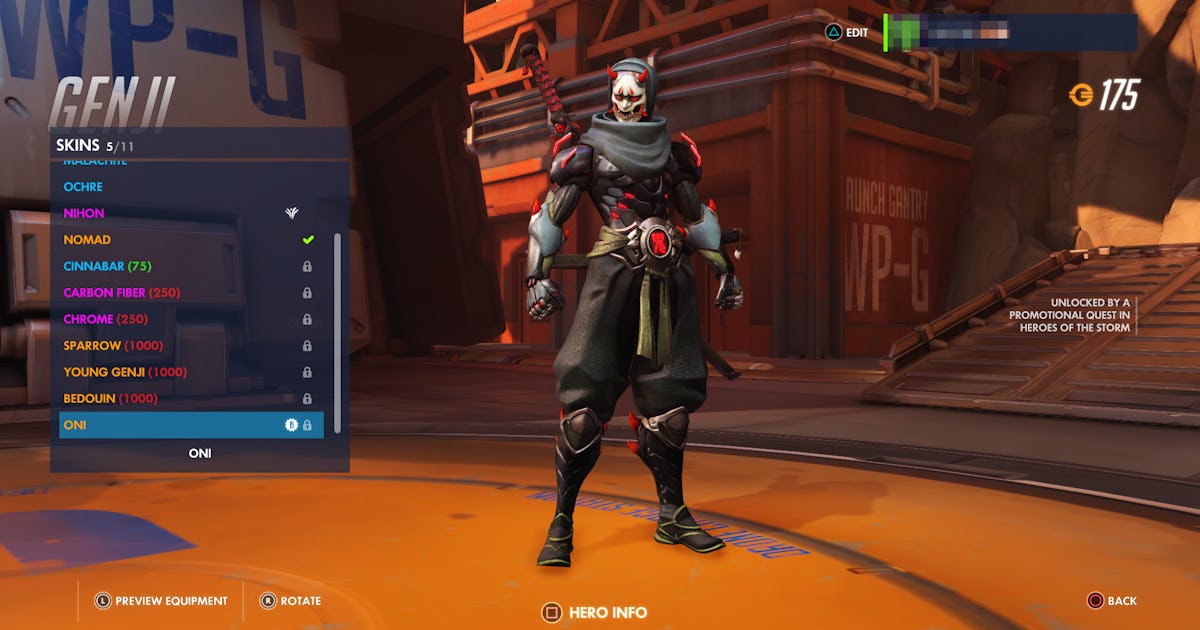 Overwatch Genji Oni Skin The Quickest Method To Get It Free On Pc Xbox One And Ps4 Overwatch Genji Oni Skin The Quickest Method To Get It Free On Pc Xbox One And Ps4