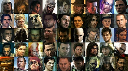 A collage of photos of all the male characters in the new game, Watch Dogs