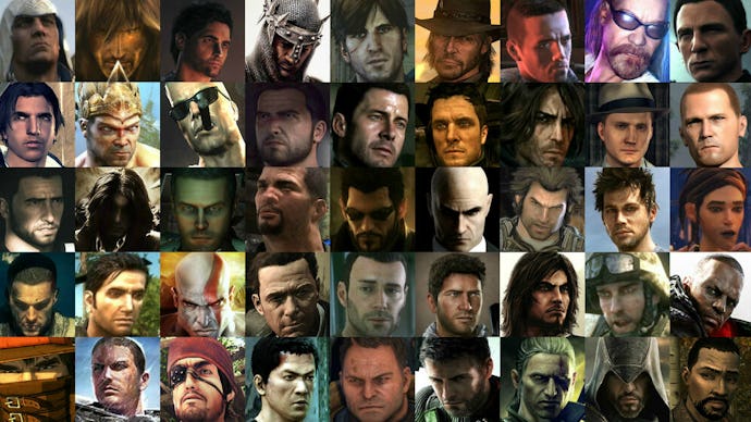 A collage of photos of all the male characters in the new game, Watch Dogs 