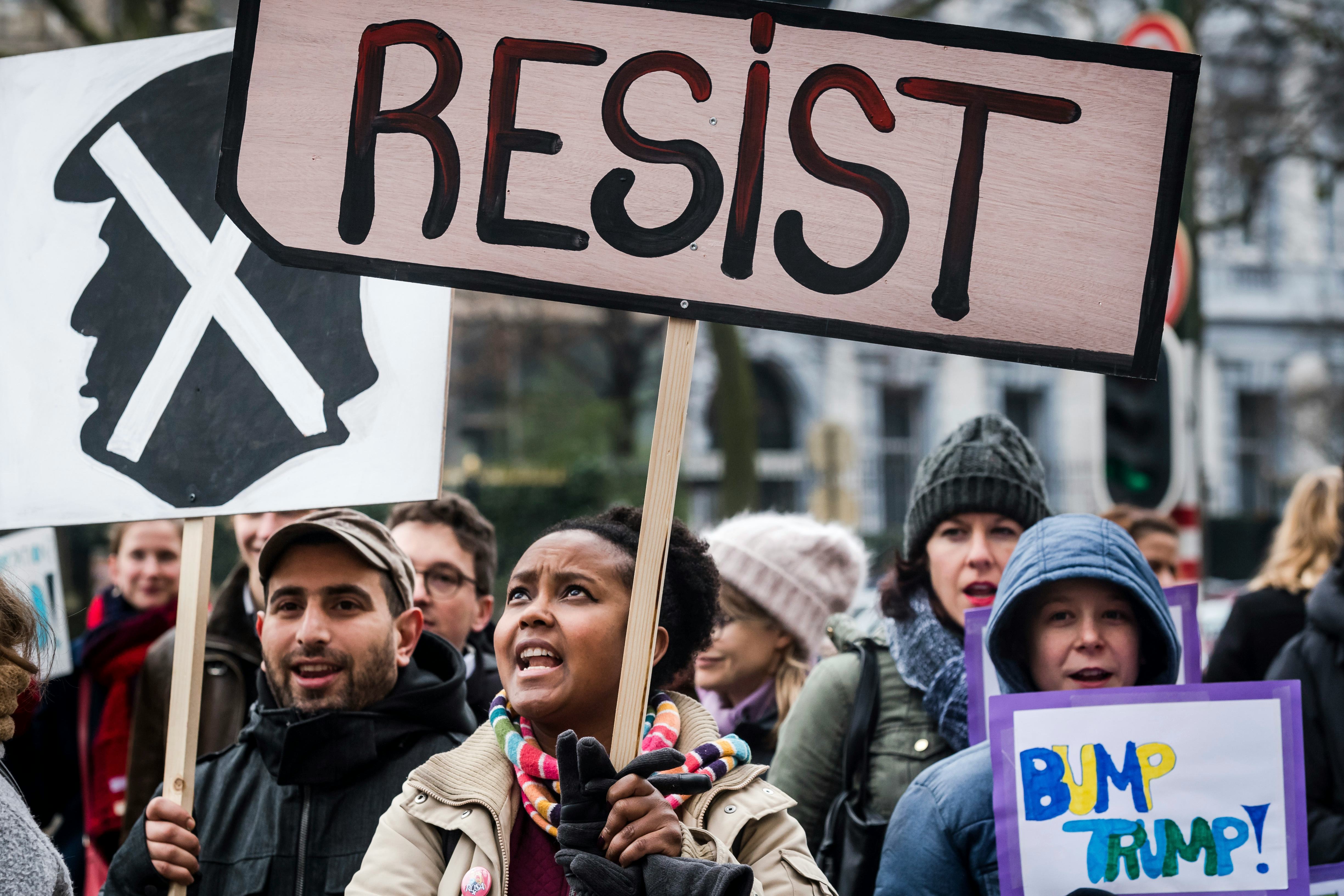 Data Shows That After 100 Days Of Trump, The Resistance Isn't Slowing ...