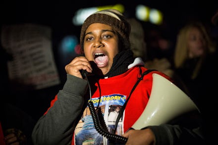 Eric Garner’s daughter talking to police violence victims