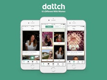 Dattch online dating app for lesbians on three mobile phones