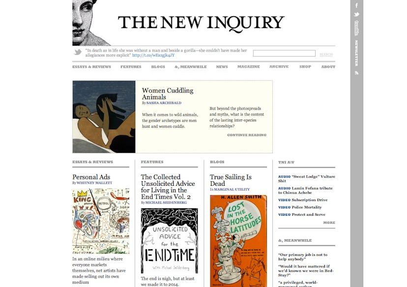 The literary Blog The New Inquiry