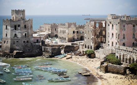 The famous Uruba hotel in Somalia