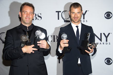 Trey Parker and Matt Stone at the Tony awards
