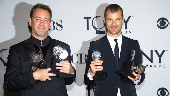 Trey Parker and Matt Stone at the Tony awards