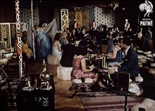 A restaurant in Cairo in the 1960s