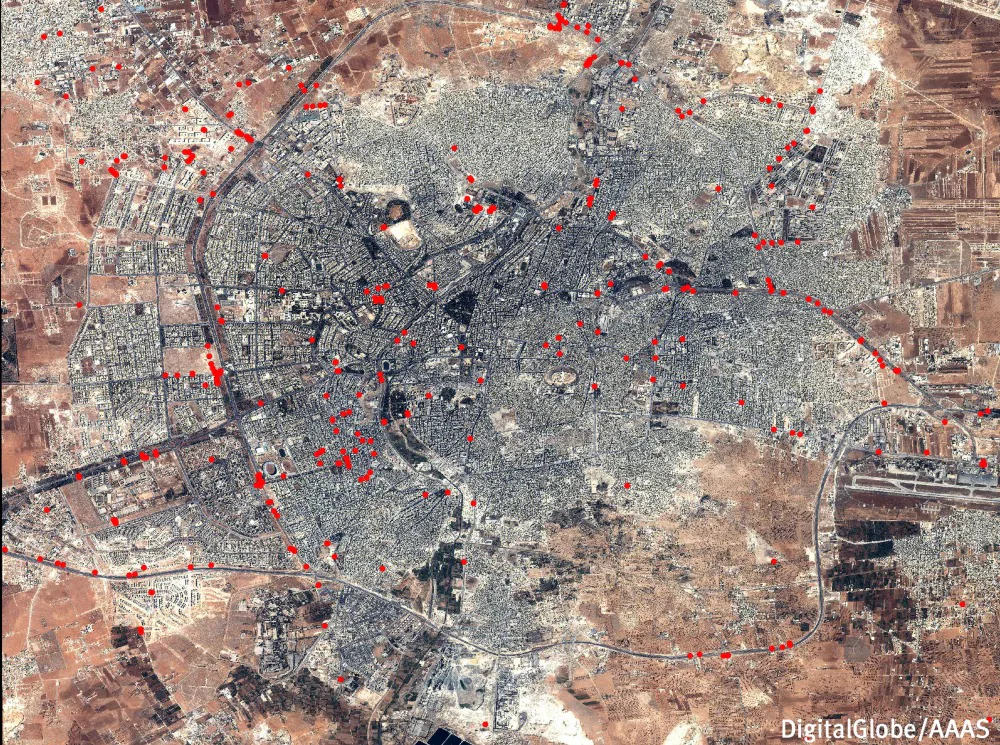 Breathtaking Photos of Syria From Space Put the Country's Civil War in ...