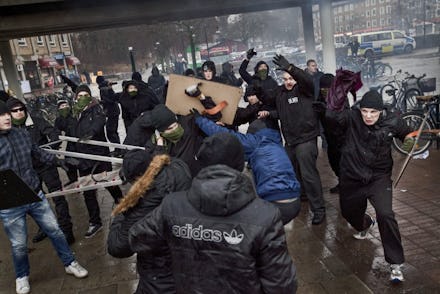 The Swedish Resistance Movement Clashes With Police