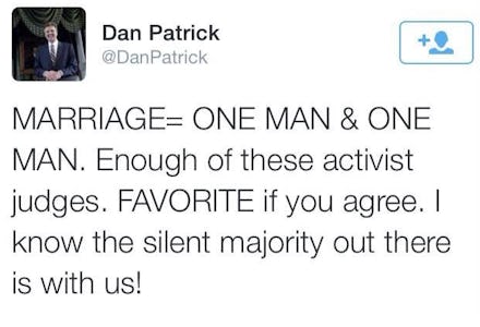 Dan Patrick's tweet about marriage