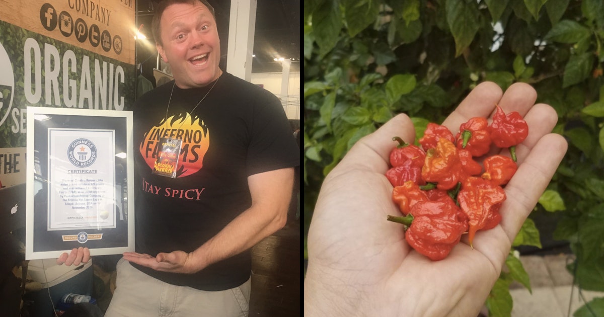 How to survive the world's hottest pepper, according to the Guinness Record  holder