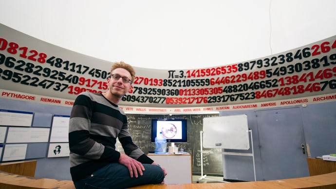Daniel Tammet, who is one of the record-holders for memorizing digits of pi