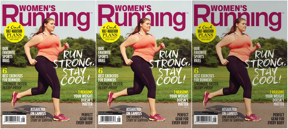 Plus size writer slams fitness adverts and defiantly flaunts