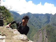 Mai Nardone hiking in the mountains