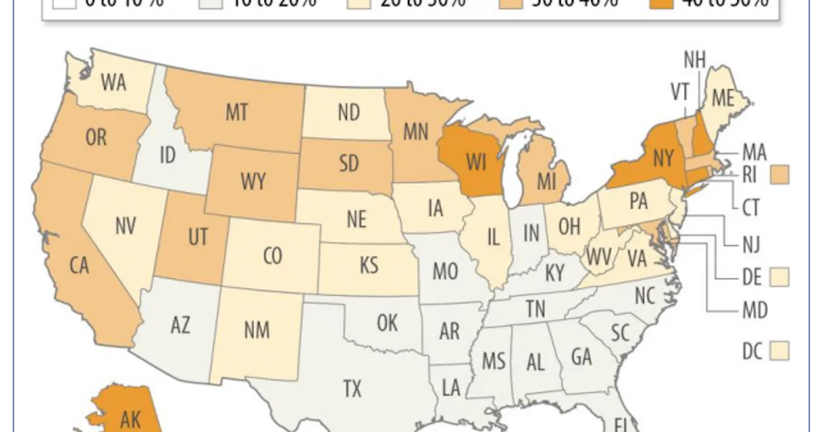 Poor Less State This Map Shows How Your State Treats Poor Families