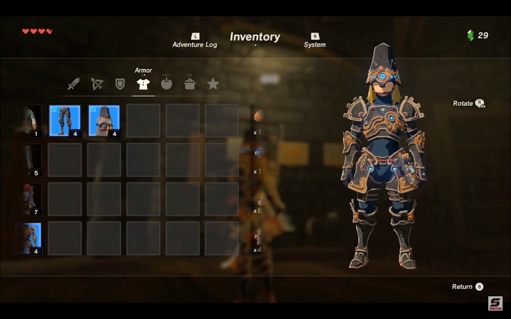 Zelda Breath Of The Wild Ancient Armor Location And Guide For Where