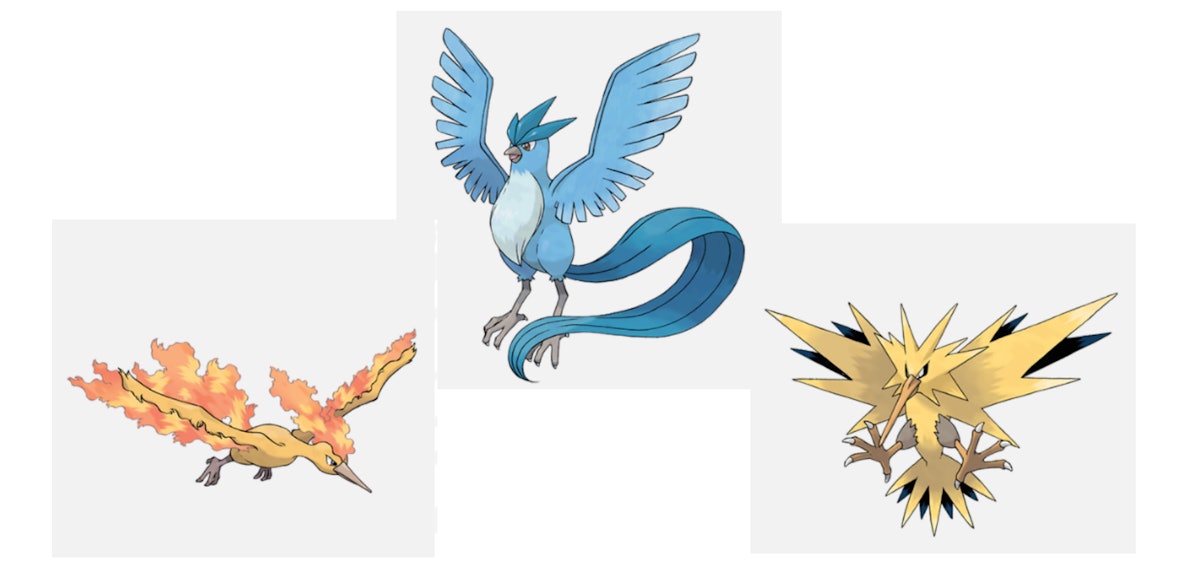 Pokémon GO Releases Legendaries Moltres & Zapdos