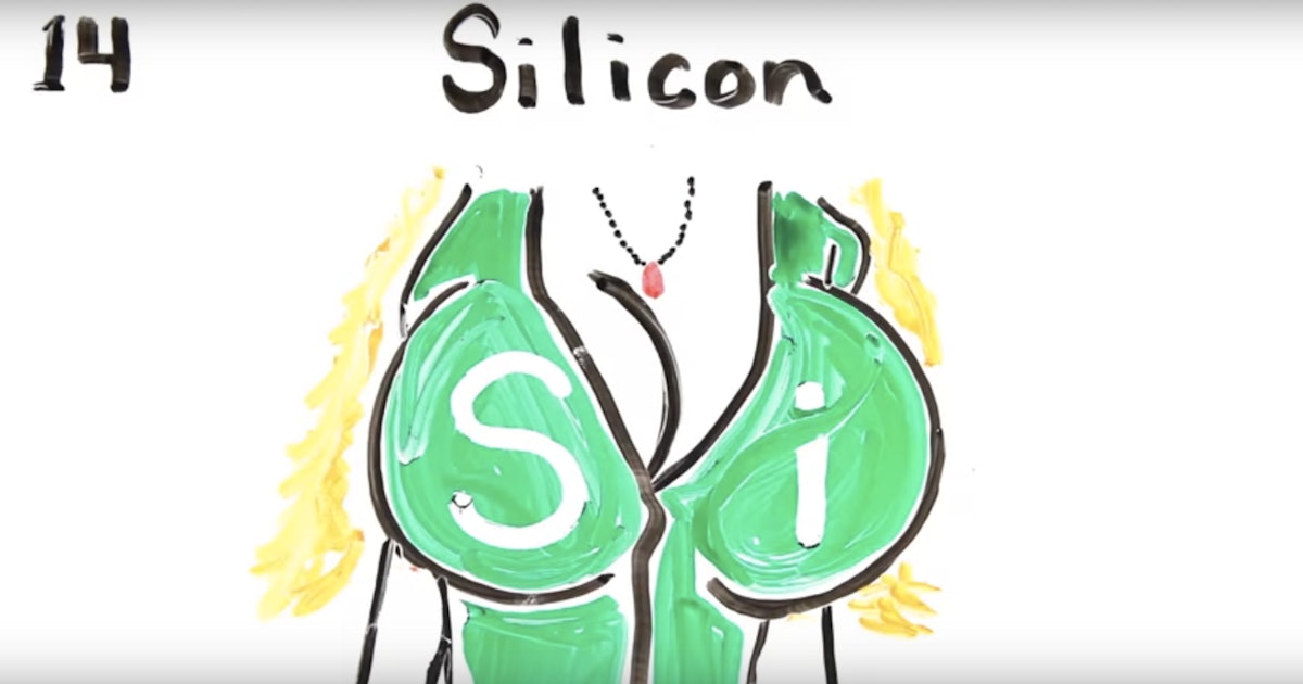 Asapscience Used Big Breasts For Silicon In A Periodic Table