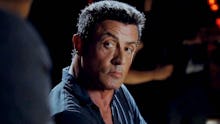 Full-profiled Sylvester Stallone